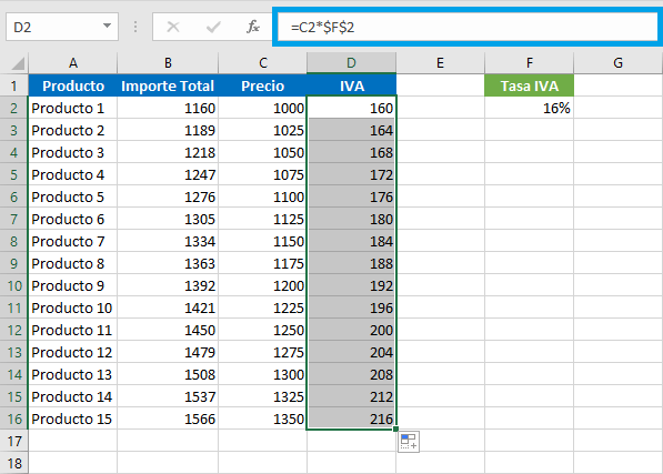 Calcular el en Excel - Recursos Excel