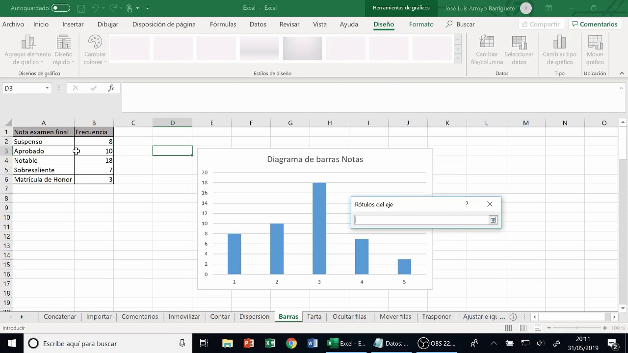 Cómo hacer un gráfico de barras en Excel - Recursos Excel