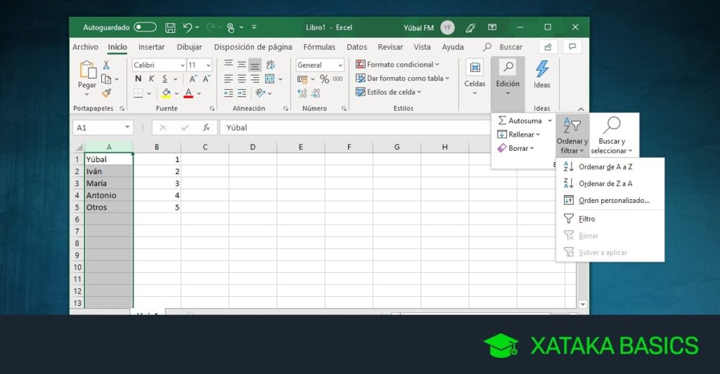 Cómo ordenar por orden alfabético las hojas de Excel - Recursos Excel
