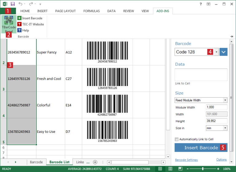 Crear Codigo De Barras En Excel 2013